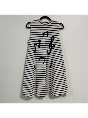 Monika Forsberg & Gorman Dress Women’s Size 10 100% cotton Stripped dress